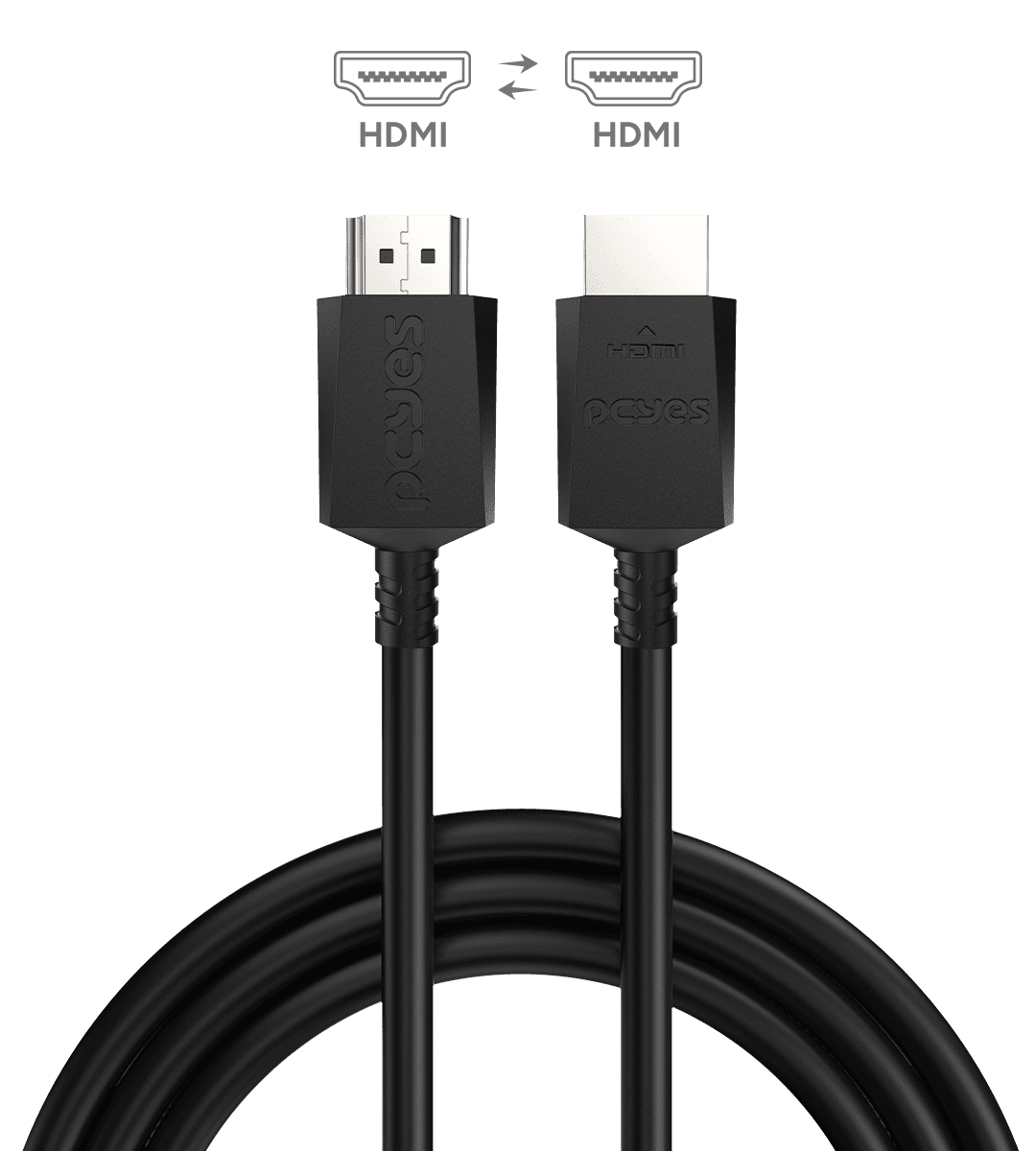 Cabo HDMI PCYES Ultra 2.1 8K 144Hz Nylon 1 Metro PHU21P em destaque