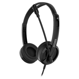 Headset PCYES Office HB300 Driver 30mm P2 P3 3,5mm com Microfone Omnidirecional PHB300 1