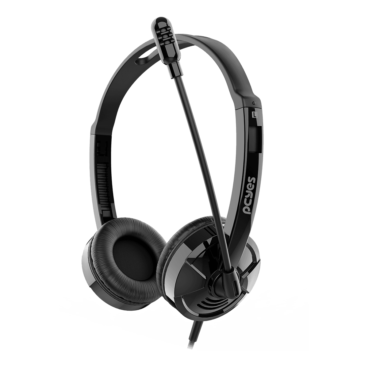 Headset PCYES Office HB500 Driver 30mm USB com Microfone Omnidirecional PHB500