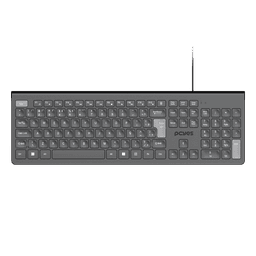 Teclado PCYES USB Soft ABNT2 Full Size com Teclas Multimídia PTOSF2AB 1