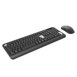 Kit com Teclado e Mouse Sem Fio Comfort PCYES ABNT2 2.4GHz 1200DPI Ergonômico PCOCWAB 2