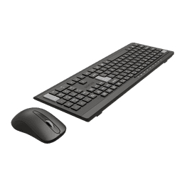 Kit com Teclado e Mouse Sem Fio Soft PCYES ABNT2 2.4GHz 1200DPI Multimídia PCOSFWAB 3