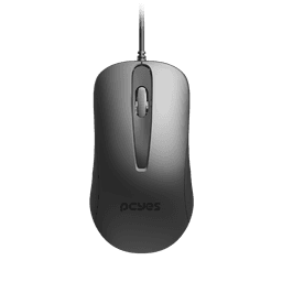 Mouse PCYES USB Comfort 1000DPI Cabo 2 Metros PMOC1U 1