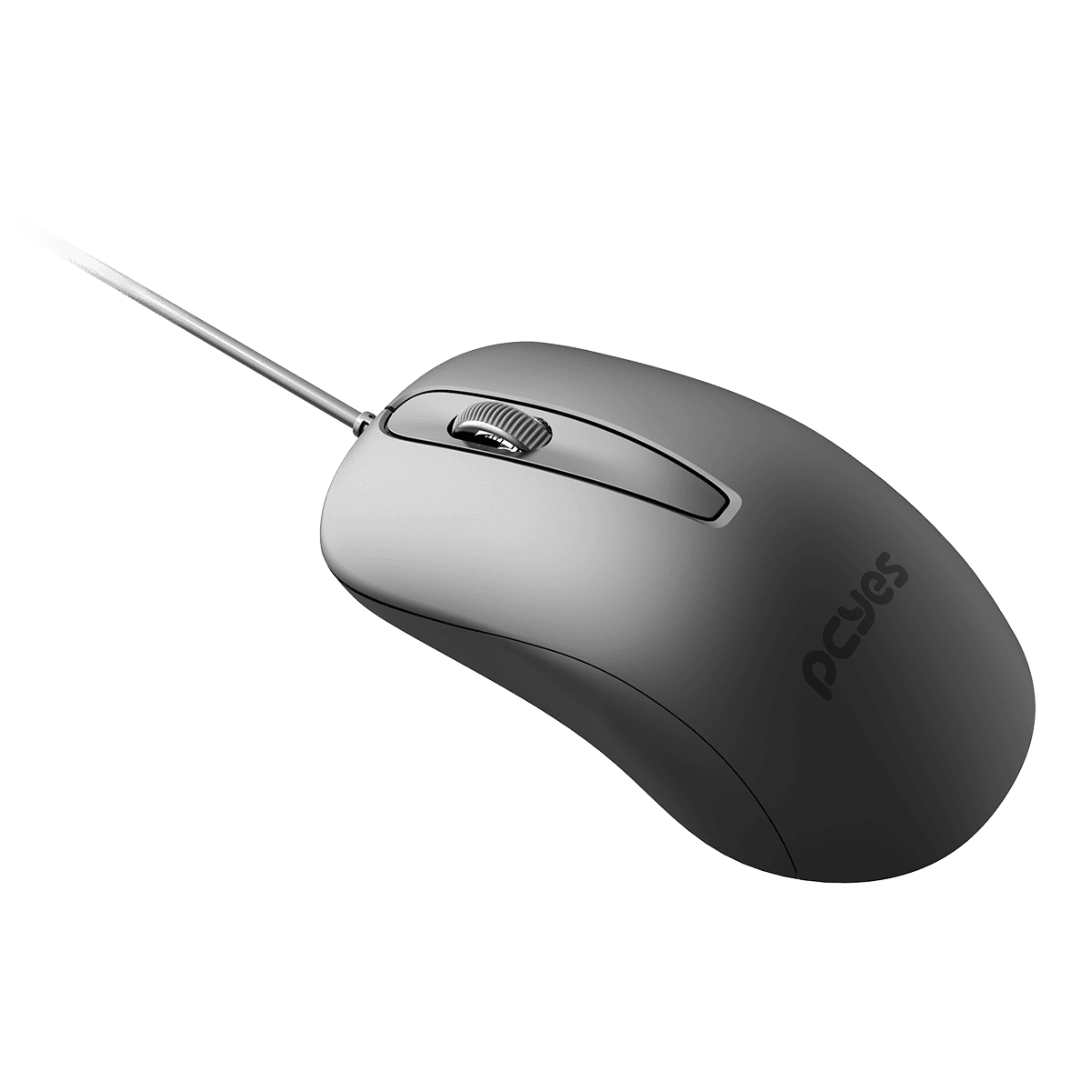 Mouse PCYES USB Comfort 1000DPI Cabo 2 Metros PMOC1U em destaque