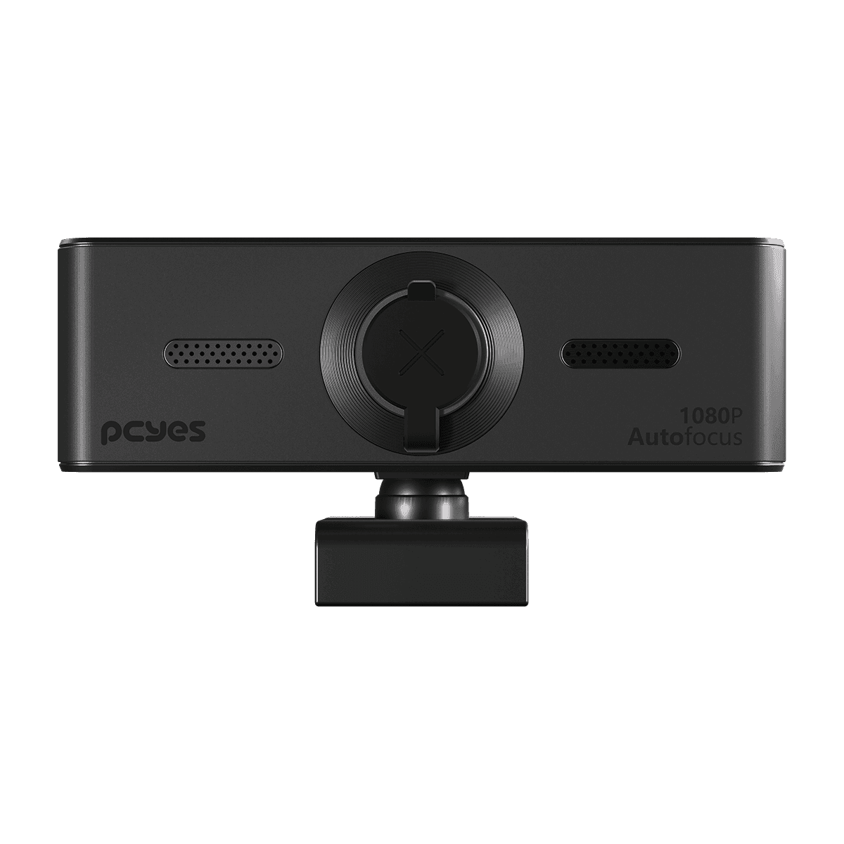 Webcam PCYES Full HD 1080P USB com Foco Automático, Microfone Duplo e 75° FOV em destaque