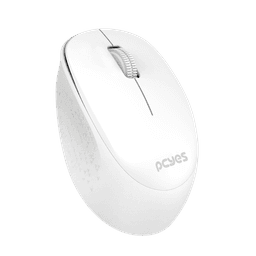 Mouse PCYES Sem Fio Mover White 1600DPI Silent Click PMMWSCW 2