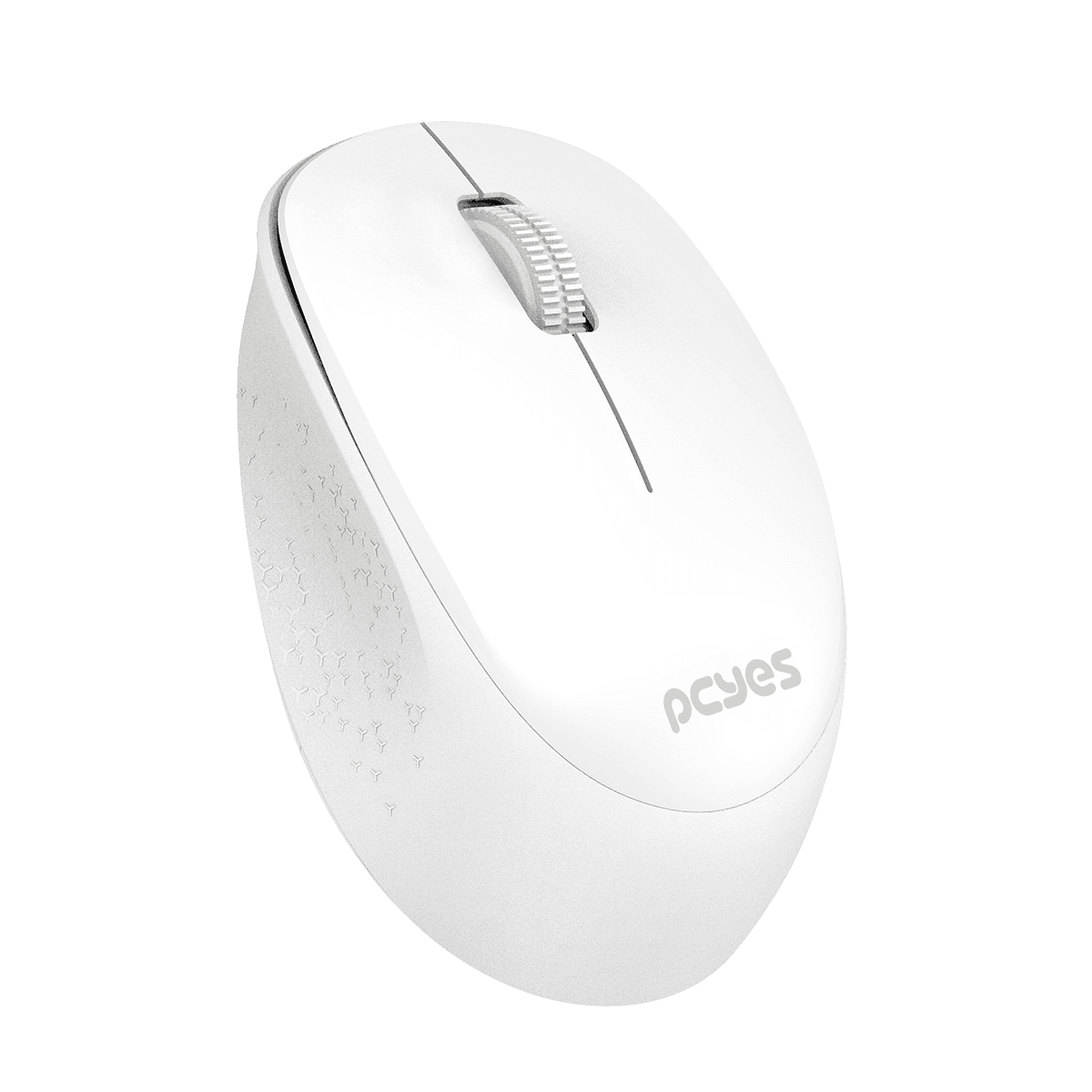 Mouse PCYES Sem Fio Mover White 1600DPI Silent Click PMMWSCW em destaque