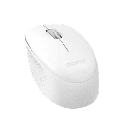 Mouse PCYES Sem Fio Mover White 1600DPI Silent Click PMMWSCW 3