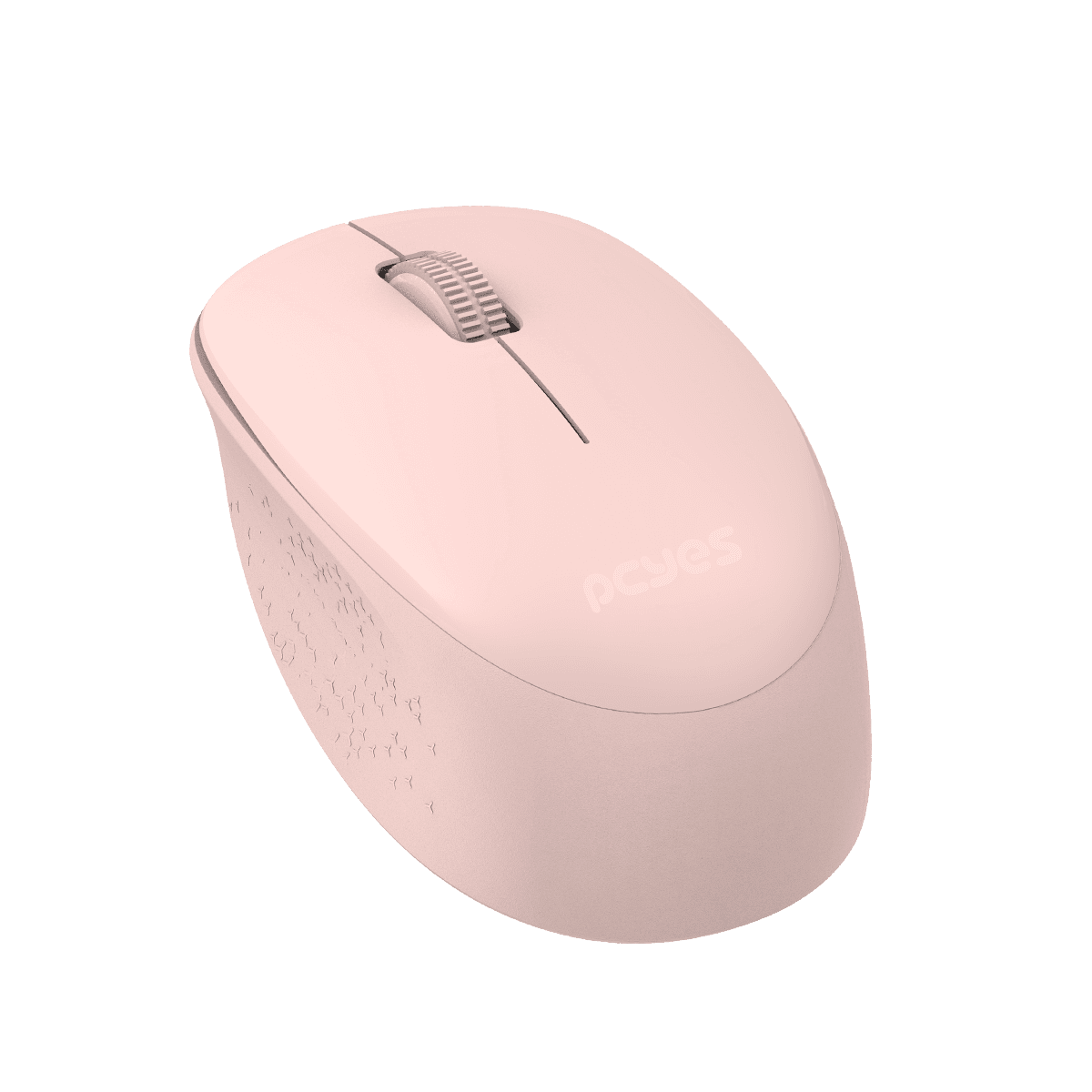 Mouse PCYES Sem Fio Mover Pink 1600DPI Silent Click PMMWSCPK detalhe