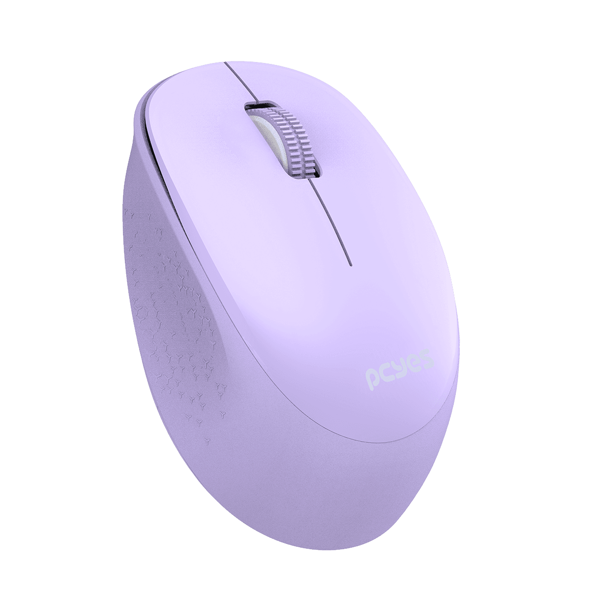 Mouse PCYES Sem Fio Mover Purple 1600DPI Silent Click PMMWSCPP em destaque