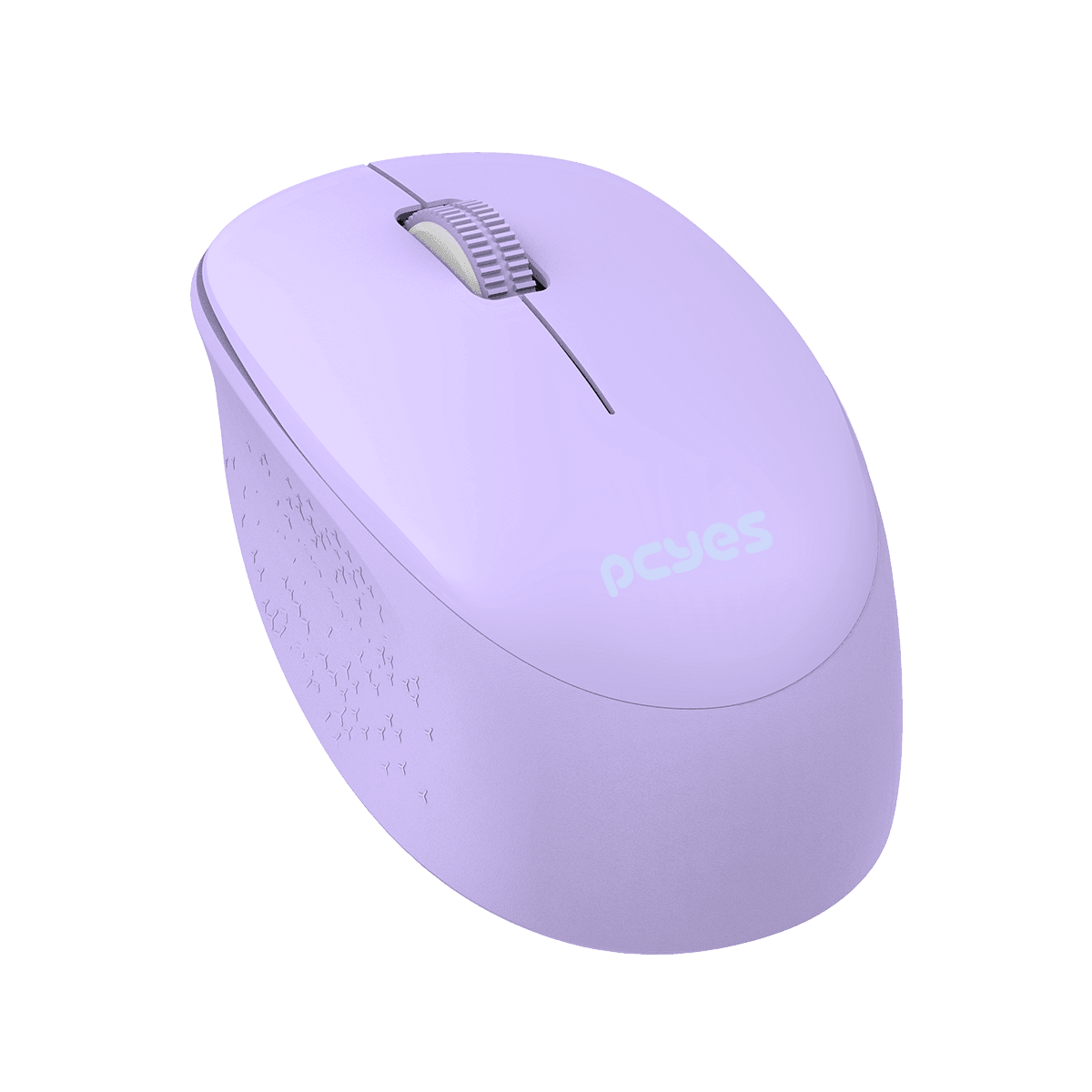 Mouse PCYES Sem Fio Mover Purple 1600DPI Silent Click PMMWSCPP detalhe