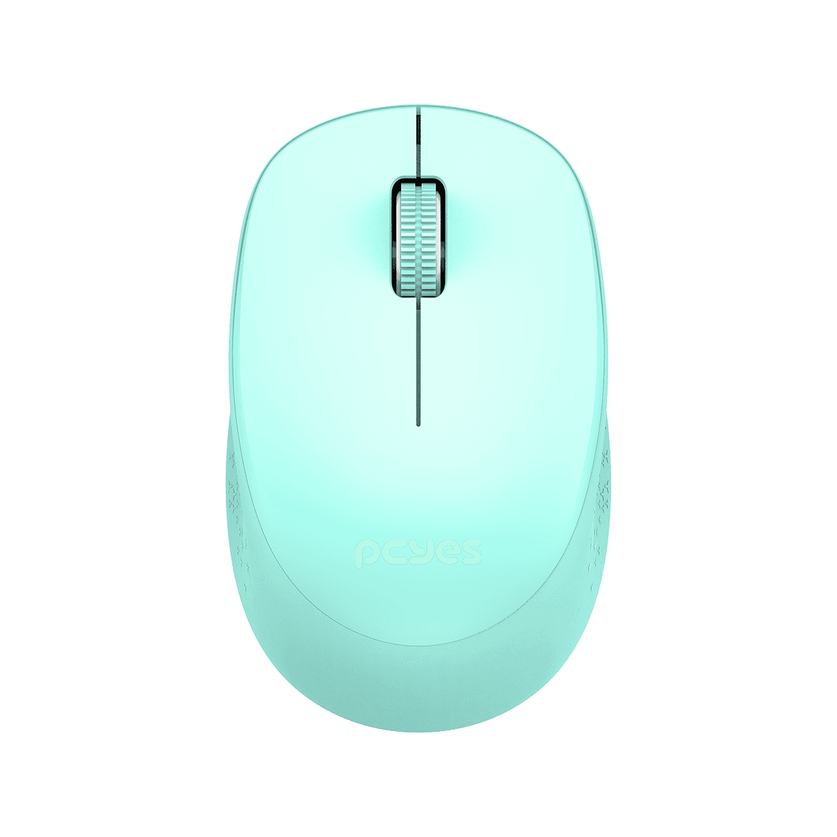 Mouse PCYES Sem Fio Mover Green 1600DPI Silent Click 20m PMMWSCG