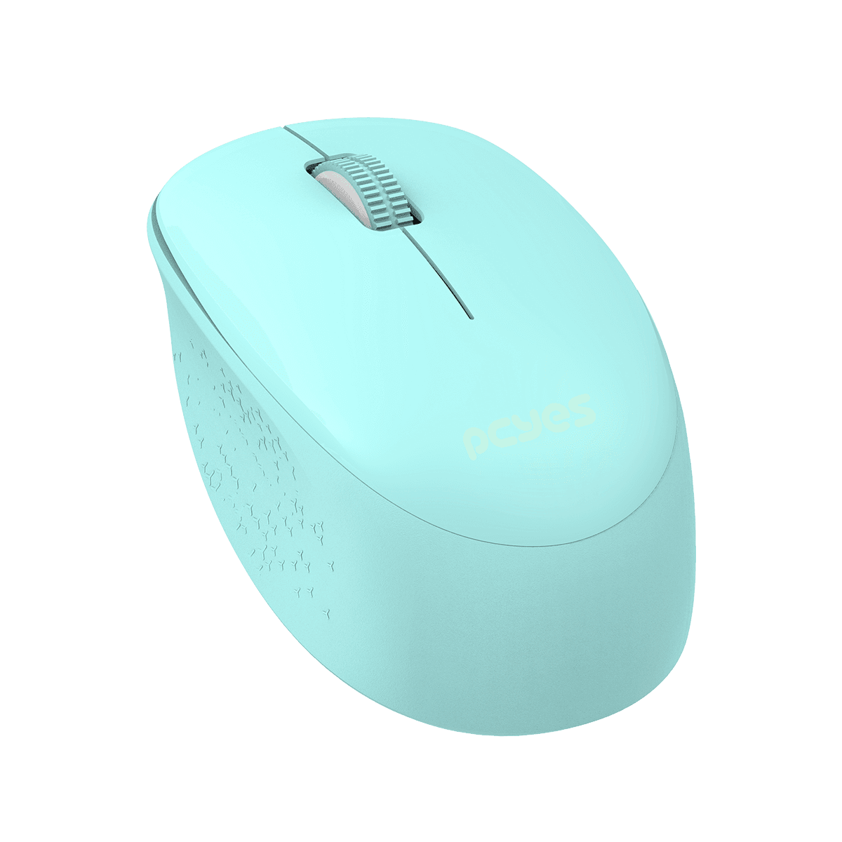 Mouse PCYES Sem Fio Mover Green 1600DPI Silent Click 20m PMMWSCG detalhe