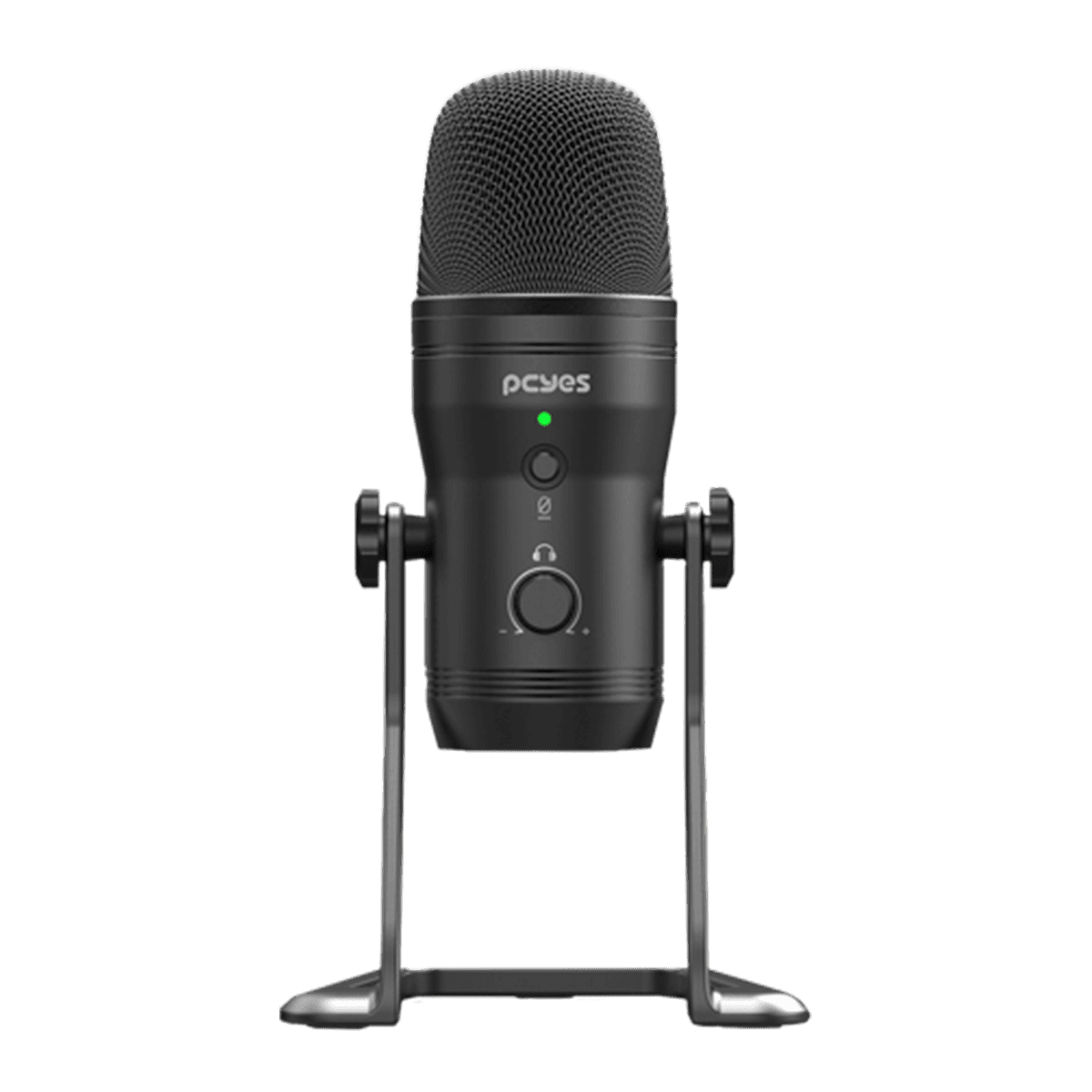 Microfone PCYES Condensador Vocalizer Pro USB Multipadrão Estúdio PMCVP01
