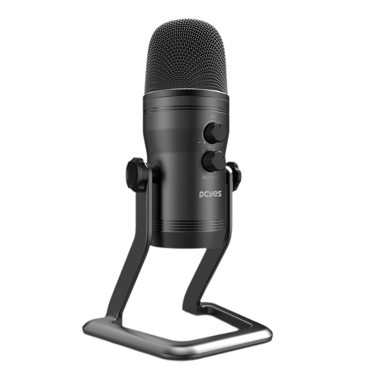 Microfone PCYES Condensador Vocalizer Pro USB Multipadrão Estúdio PMCVP01 em destaque