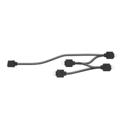 Cabo Adaptador Splitter PCYES ARGB 1x4 3 Pinos 35cm SPTARGB4PCY 1