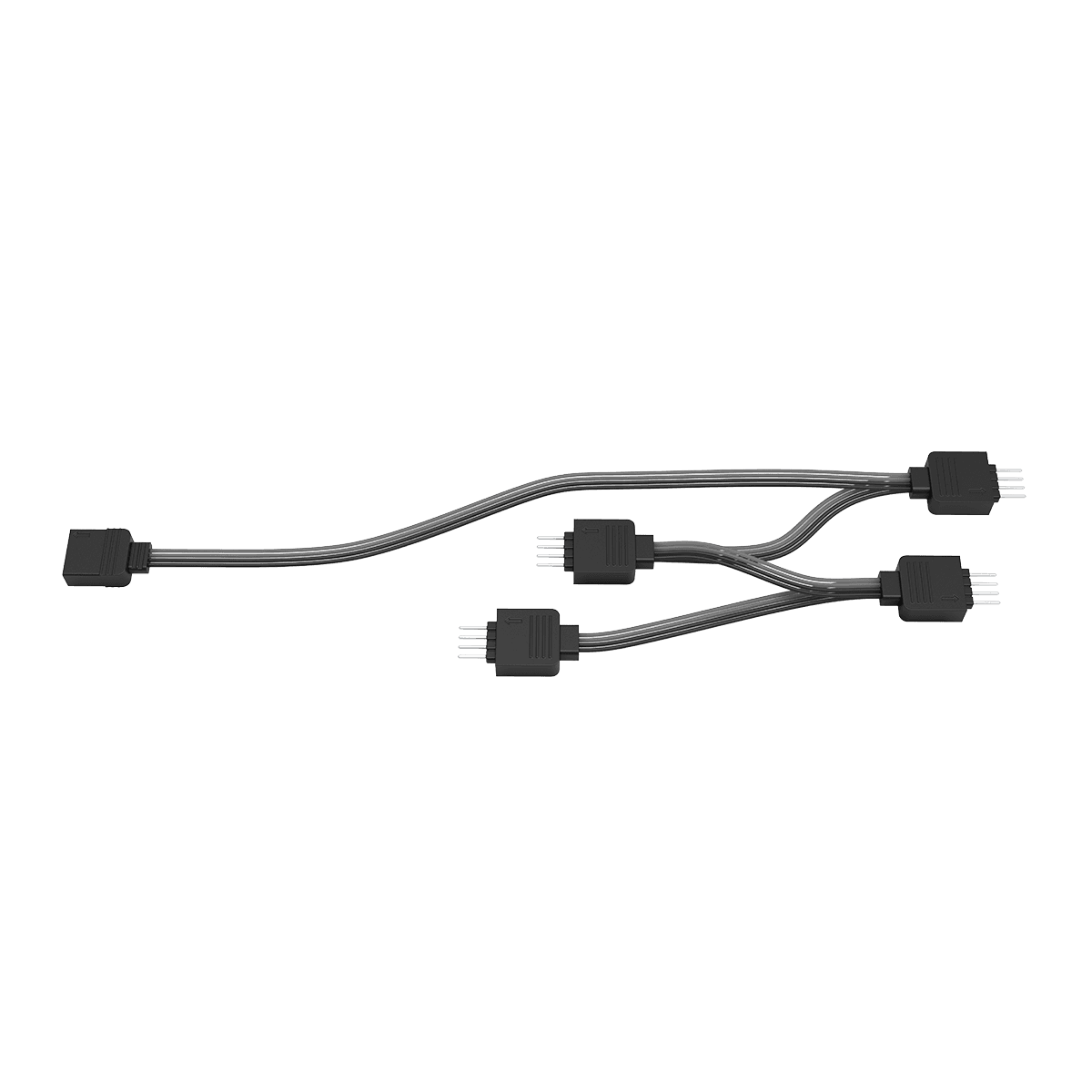 Cabo Adaptador Splitter PCYES ARGB 1x4 3 Pinos 35cm SPTARGB4PCY