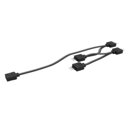Cabo Adaptador Splitter PCYES ARGB 1x4 3 Pinos 35cm SPTARGB4PCY 3