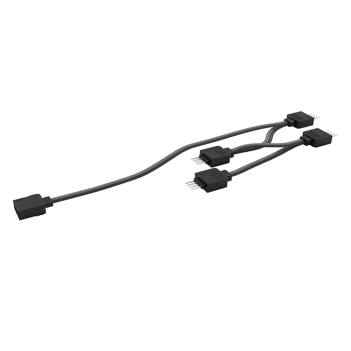Cabo Adaptador Splitter PCYES ARGB 1x4 3 Pinos 35cm SPTARGB4PCY detalhe