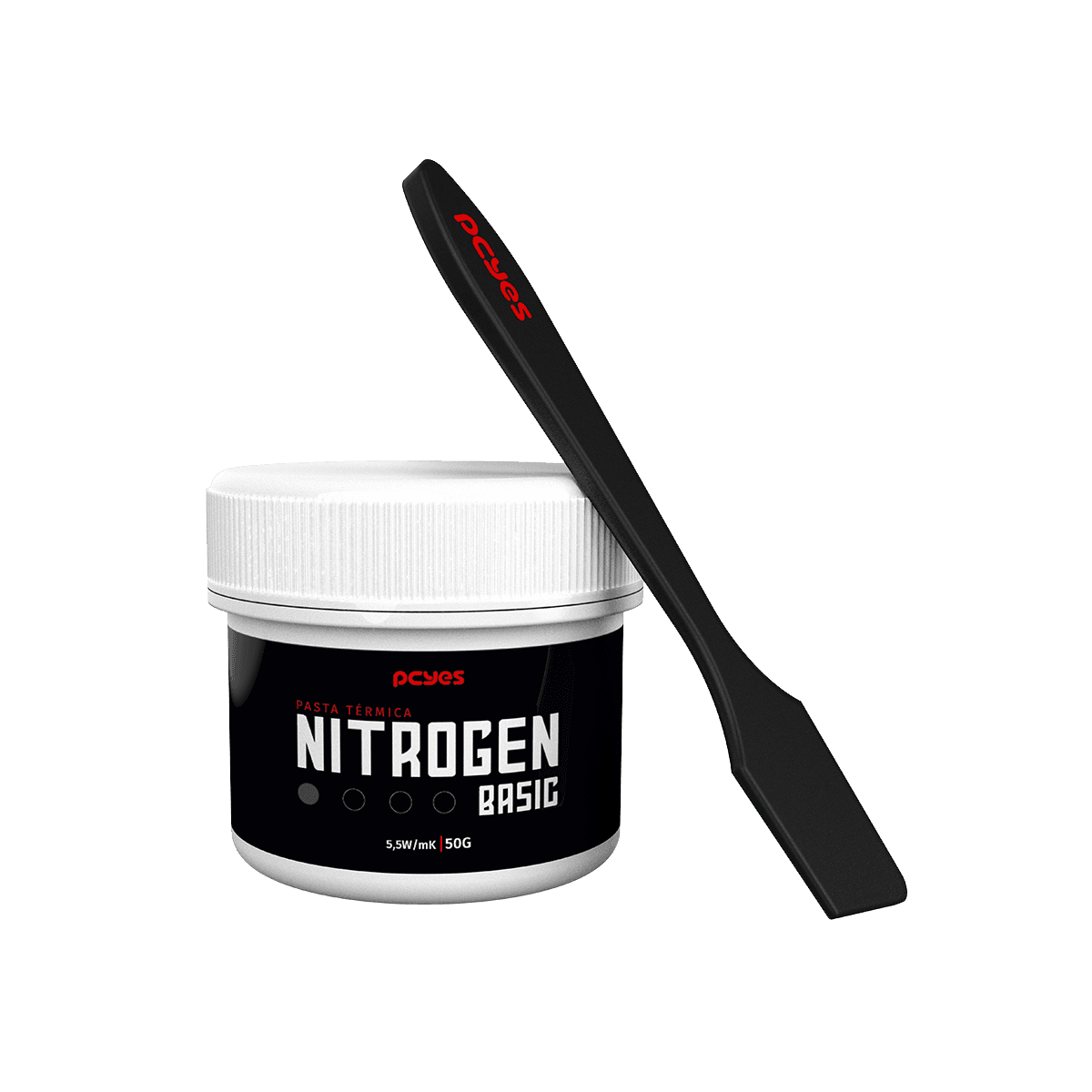 Pasta Térmica PCYES Nitrogen Basic 50G 5,5W/mK Uso Geral PCYNB5055