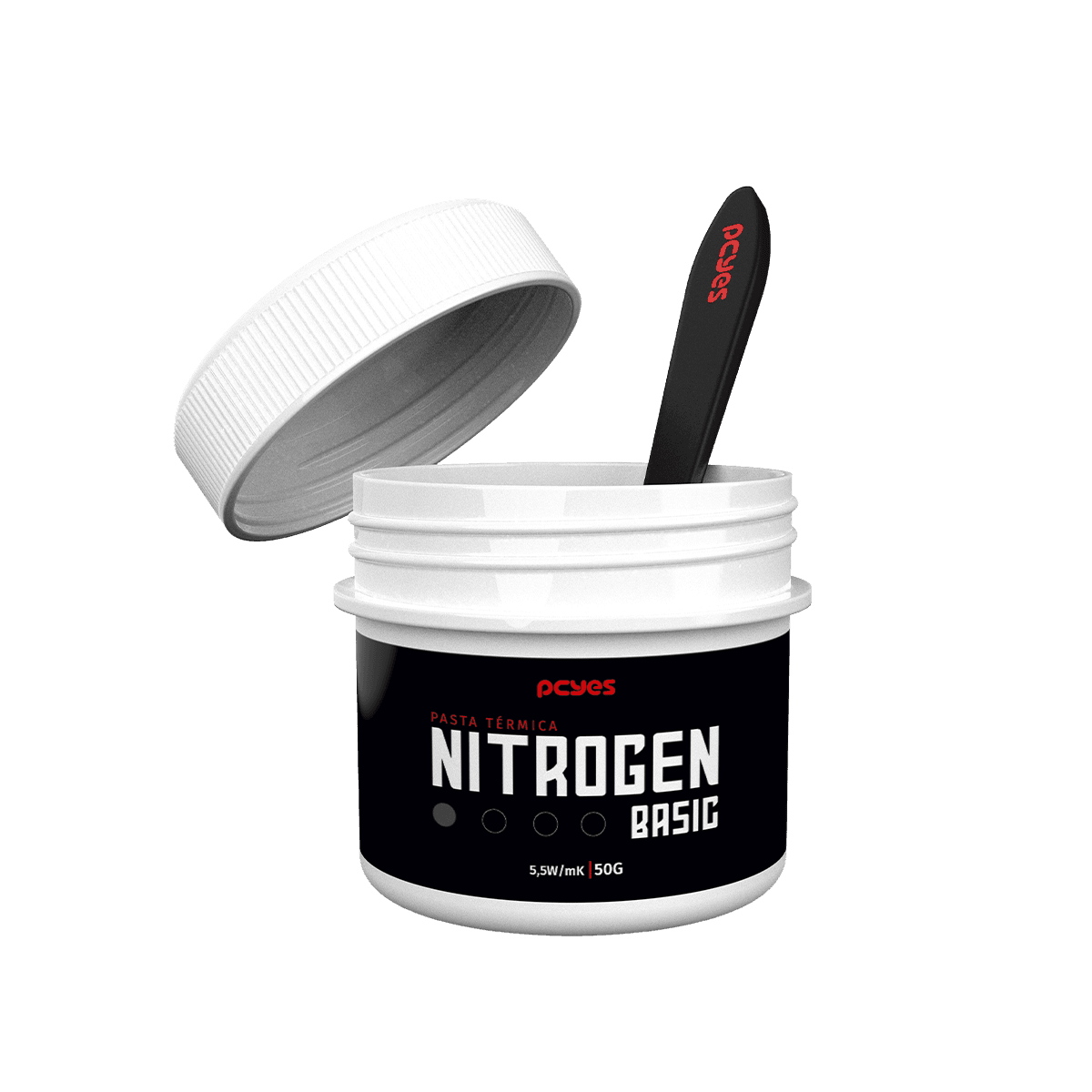 Pasta Térmica PCYES Nitrogen Basic 50G 5,5W/mK Uso Geral PCYNB5055 em destaque