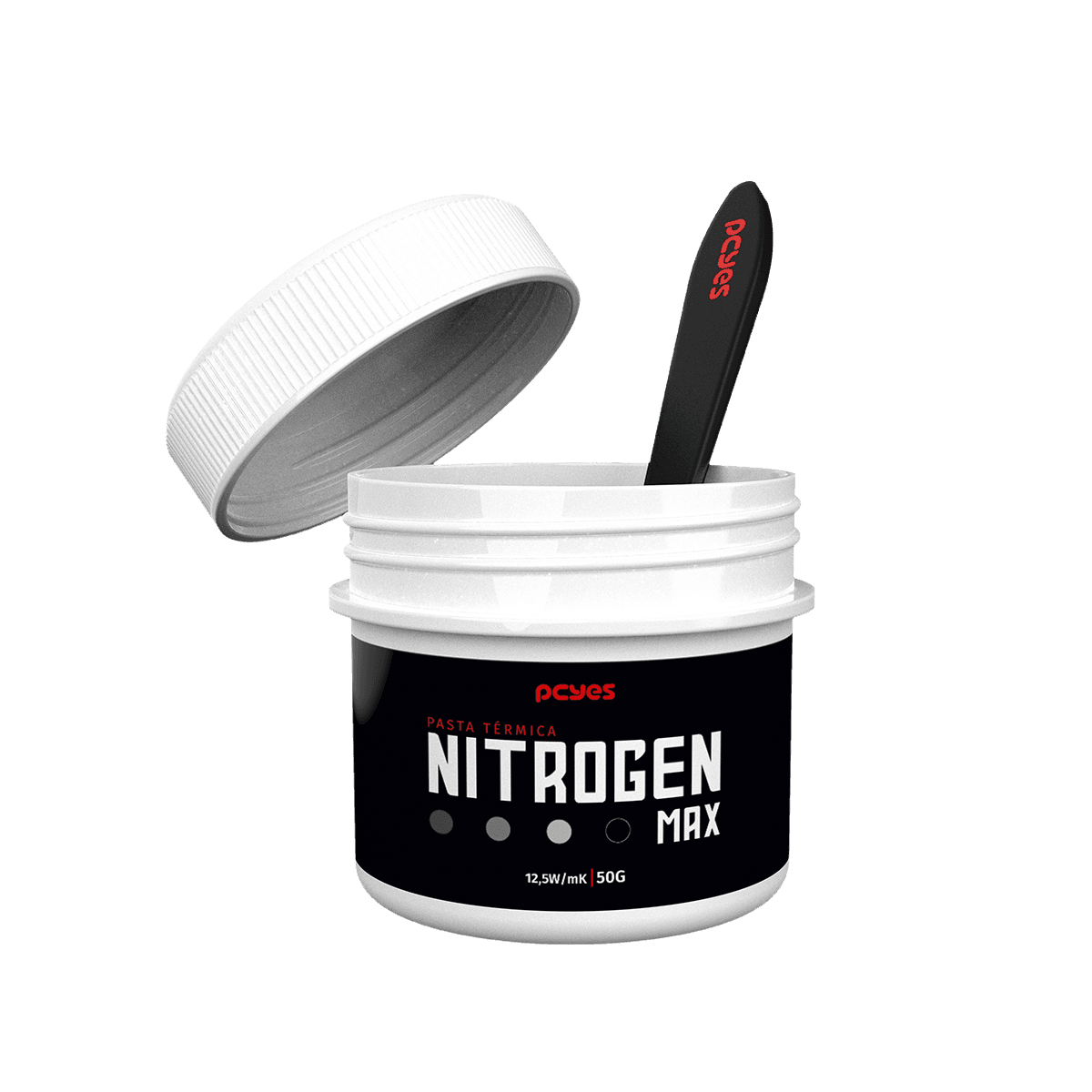 Pasta Térmica PCYES Nitrogen Max 50G 12,5W/mK Alta Performance PCYNM50125 em destaque