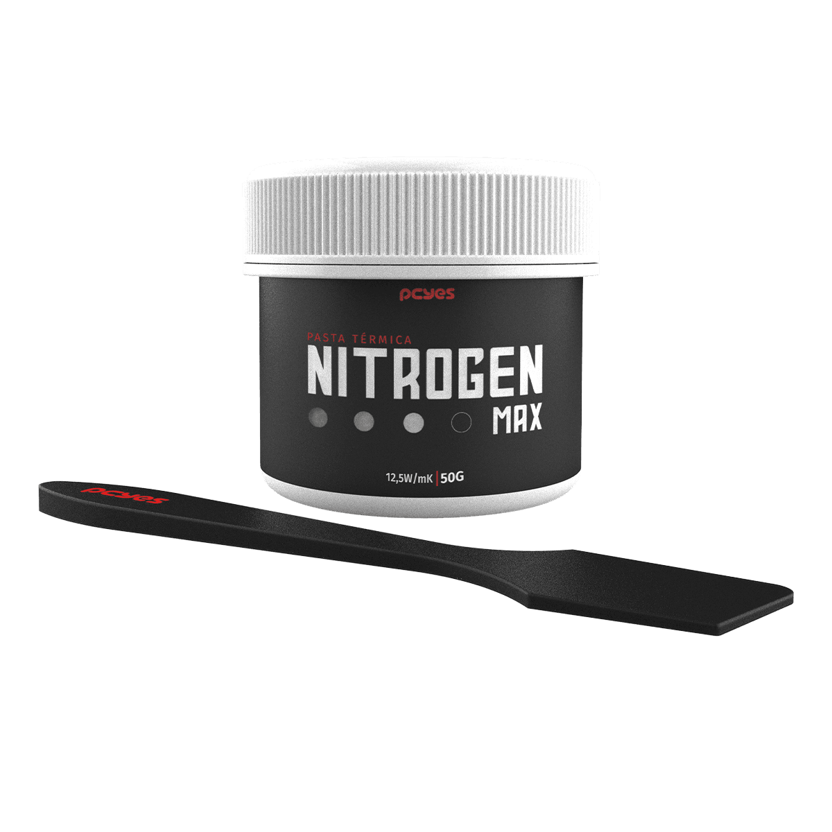 Pasta Térmica PCYES Nitrogen Max 50G 12,5W/mK Alta Performance PCYNM50125 detalhe