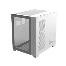 Gabinete Gamer PCYES Forcefield White Ghost Vidro Temperado 3