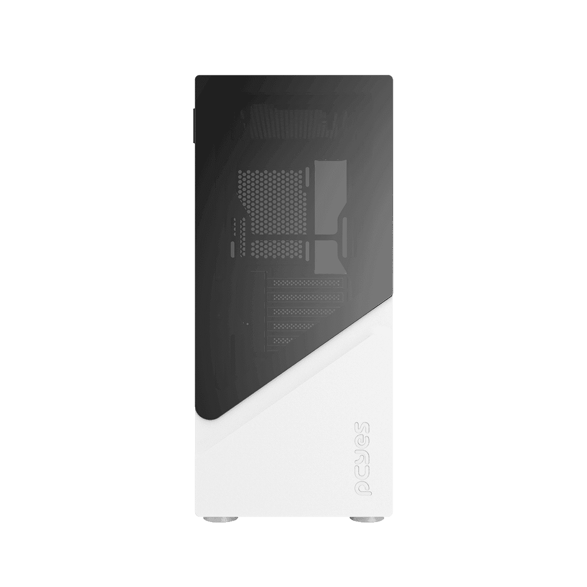 Gabinete Gamer PCYES Set White Ghost Vidro Lateral GSWGPBR em destaque
