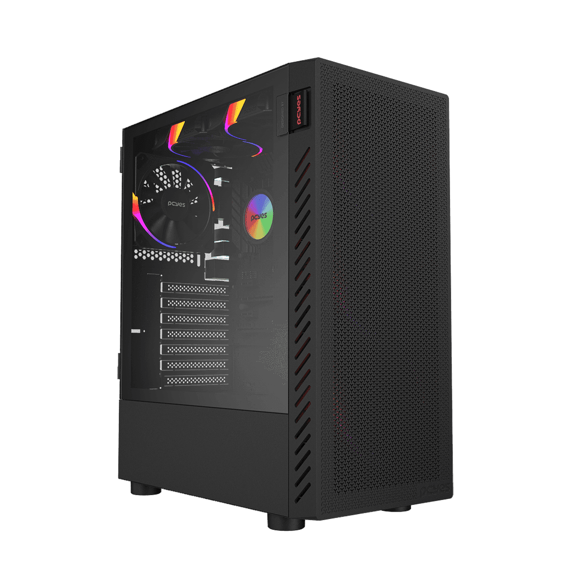 Gabinete Gamer Bolter Black Vulcan Vidro Lateral PCYes