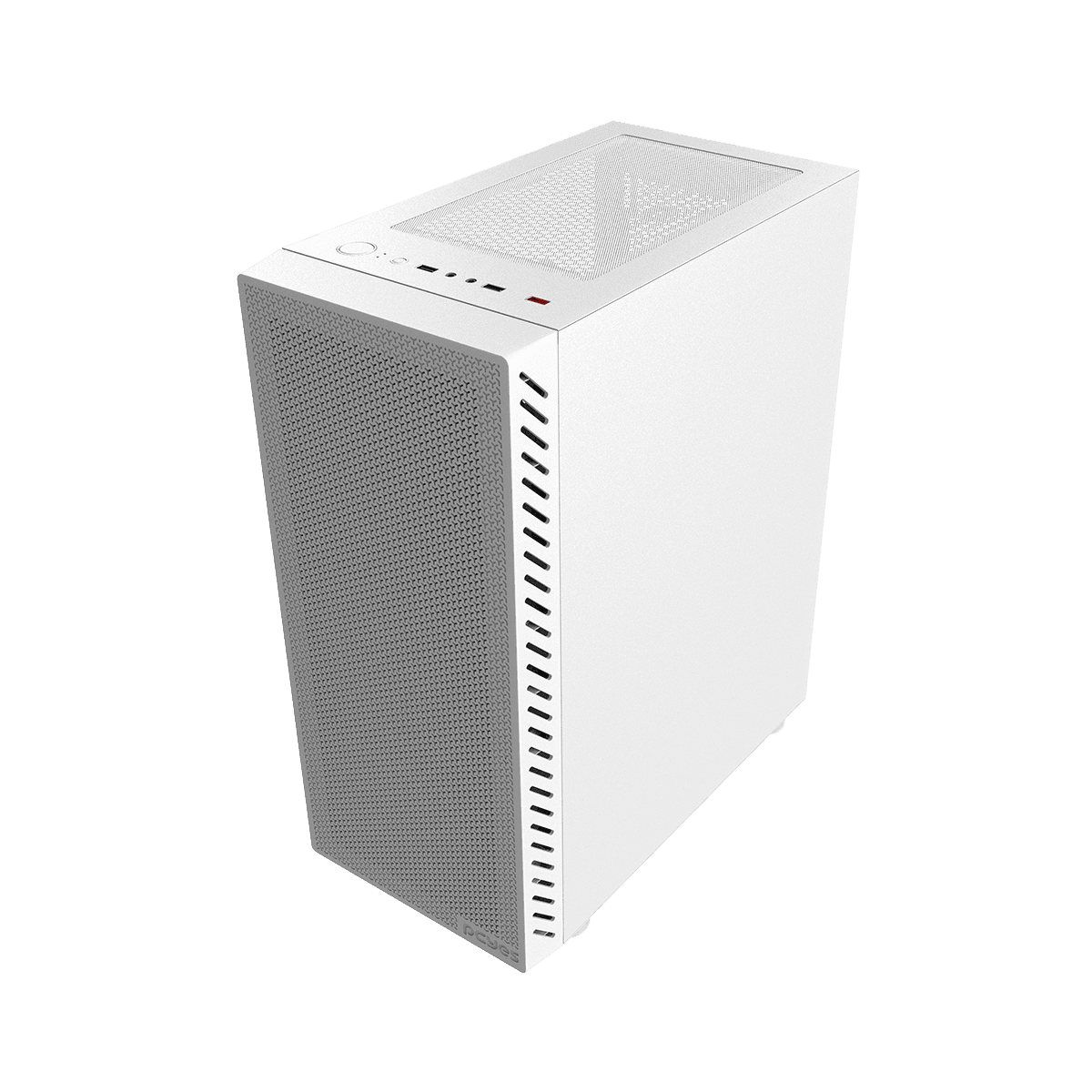 Gabinete Gamer PCYES Bolter White Ghost Vidro Lateral detalhe