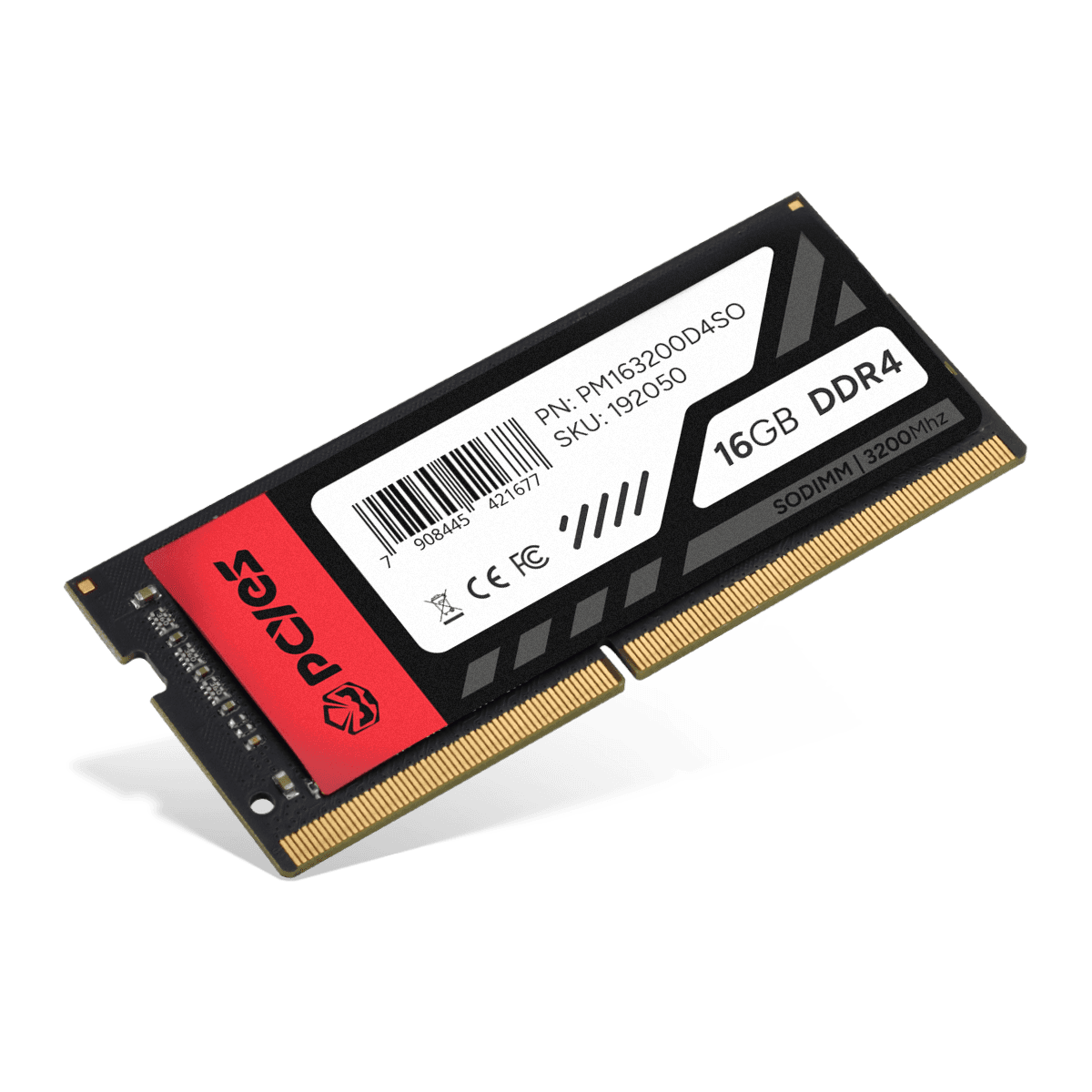 Memória PCYES SODIMM 16GB DDR4 3200MHz Notebook CL19 1.2V PM163200D4SO em destaque