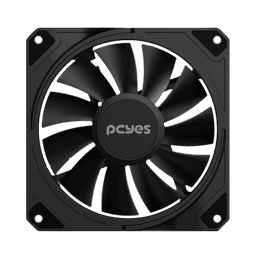 Cooler Fan PCYES Sangue Frio 3 Black Vulcan 120mm PWM 2200RPM 60CFM FSF3BR 1