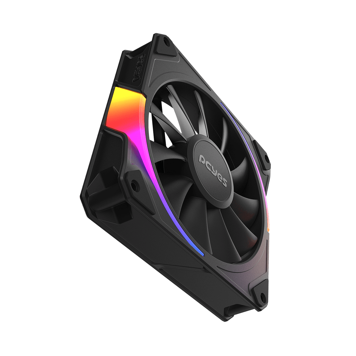 Cooler Fan PCYES Vision White Ghost 120mm FVWG120 detalhe