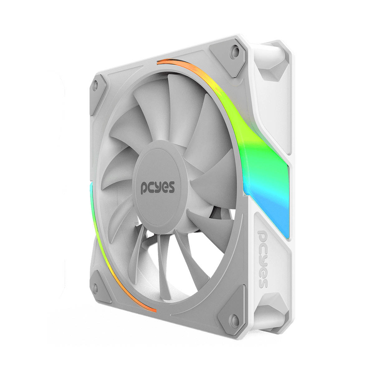 Cooler Fan PCYES Sangue Frio 3 ARGB White Ghost 120mm ARGBSF3WGBR em destaque