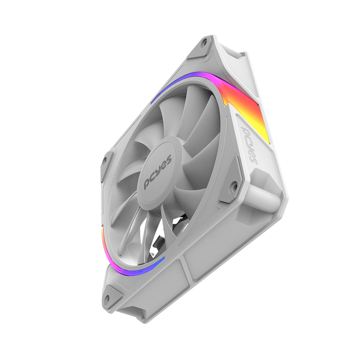 Cooler Fan PCYES Sangue Frio 3 ARGB White Ghost 120mm ARGBSF3WGBR detalhe