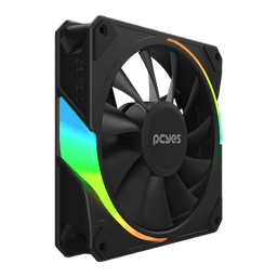 Kit Cooler Fan PCYES Sangue Frio 3 ARGB Black Vulcan 120mm K3ARGBSF3BR 4