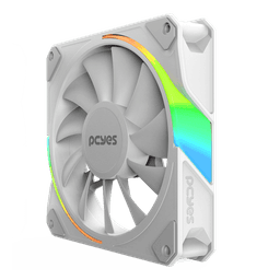 Kit Cooler Fan PCYES Sangue Frio 3 ARGB White Ghost 120mm K3ARGBSF3WGBR 4