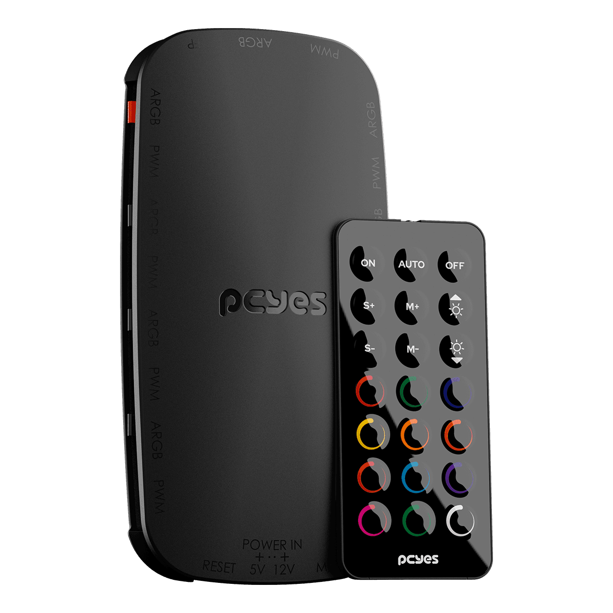 Controlador Fan PCYES Light Core Black 9x PWM + ARGB PELC9PVBR