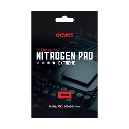 Thermal Pad PCYES Nitrogen Extreme 100x50x1mm 14,8W/mK Alta Performance PCYNPE10148 1