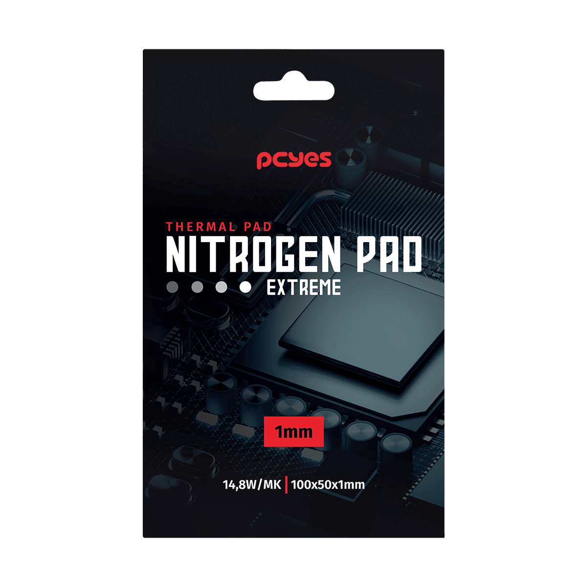 Thermal Pad PCYES Nitrogen Extreme 100x50x1mm 14,8W/mK Alta Performance PCYNPE10148
