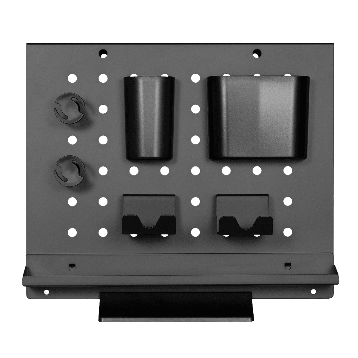 Suporte para Headset e Organizador de Mesa PCYES Personalizável Preto SO-DA06P detalhe