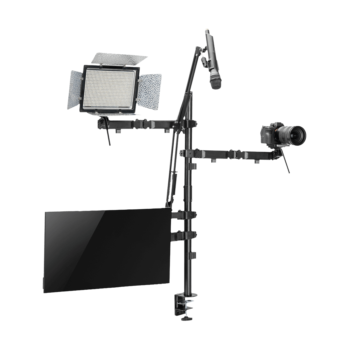 Suporte Para Setup Studio PCYES 4 em 1 Monitor 17-32 SE-MDS1041