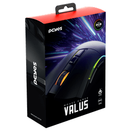 Mouse PCYES Gamer Valus RGB 12400DPI 8 Botões PMGVLBV 6