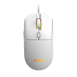 Mouse PCYES Gamer Basaran White Ghost 12400DPI RGB 6 Botões PMGBRWG 1