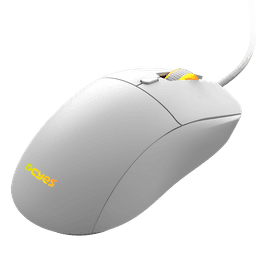 Mouse PCYES Gamer Basaran White Ghost 12400DPI RGB 6 Botões PMGBRWG 3