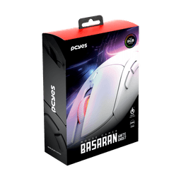 Mouse PCYES Gamer Basaran White Ghost 12400DPI RGB 6 Botões PMGBRWG 6