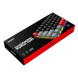 Teclado Mecânico PCYES Kuromori Black Vulcan Blue Switch LED Rainbow PTKM60BL 6