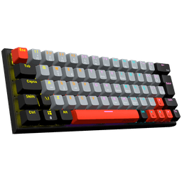 Teclado Mecânico PCYES Kuromori Black Vulcan Red Switch LED Rainbow PTKM60RD 4