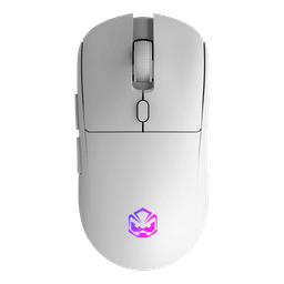 Mouse Gamer Sem Fio Pcyes Basaran Stealth White Ghost 10000 Dpi Rgb 6 Botoes Pmgbrstwg 1